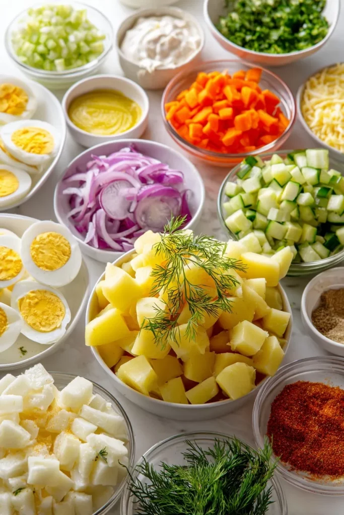 Ensalada de Papas Casera