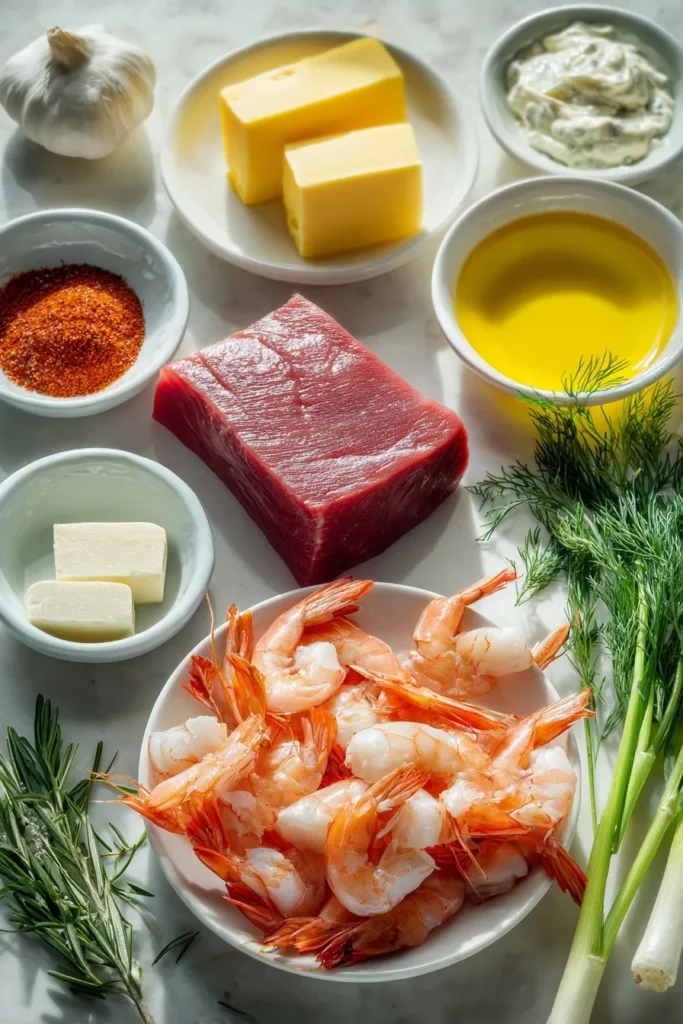 Filete Mignon con Camarones y Salsa de Crema de Langosta: ¡El Mejor Plato para Sorprender! 6 Filete Mignon con Camarones y Salsa de Crema de Langosta