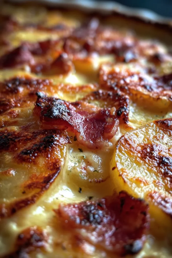 Gratinado de Patatas a la Carbonara