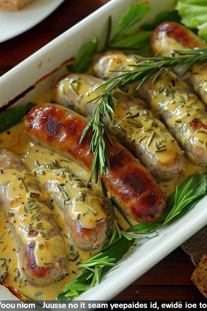 Andouillettes Al Horno Con Mostaza: Receta Irresistible