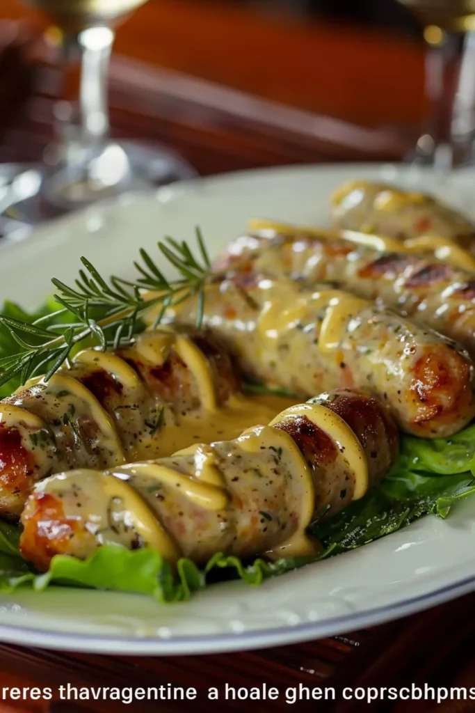 Andouillettes Al Horno Con Mostaza: Receta Irresistible