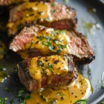 Delicioso Lomo de Ternera Con Salsa de Miel y Mostaza