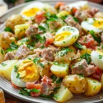 Ensalada de Papa Con Atún y Huevos