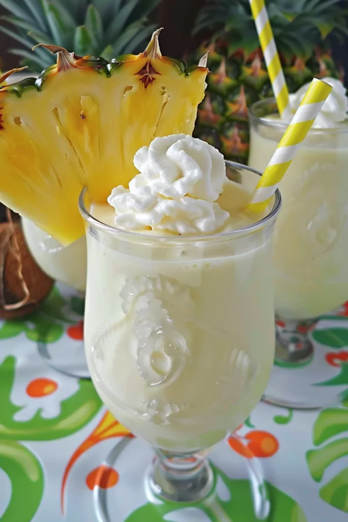 Piña Colada Smoothie Refrescante y Delicioso