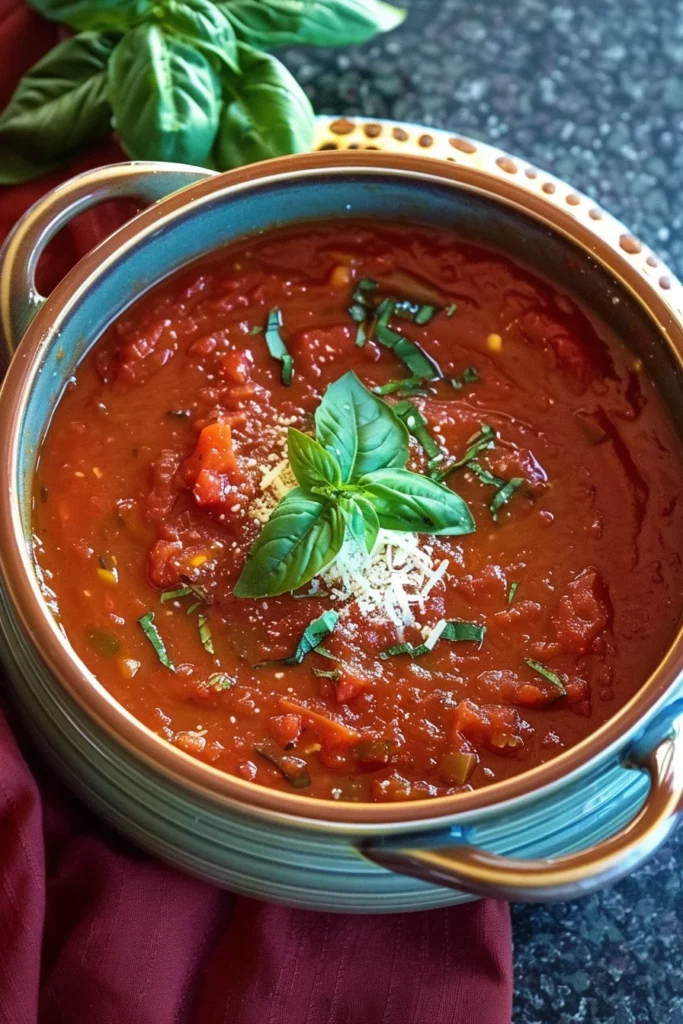 Salsa de Tomate Italiana Casera Clásica: Deliciosa Receta Reconfortante