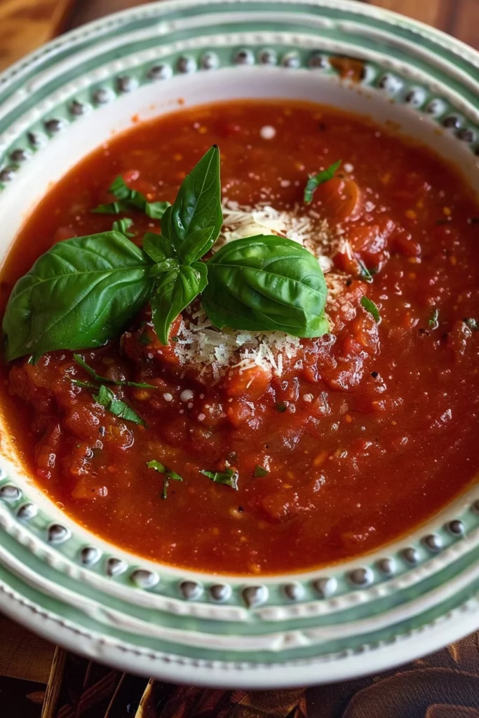 Salsa de Tomate Italiana Casera Clásica: Deliciosa Receta Reconfortante