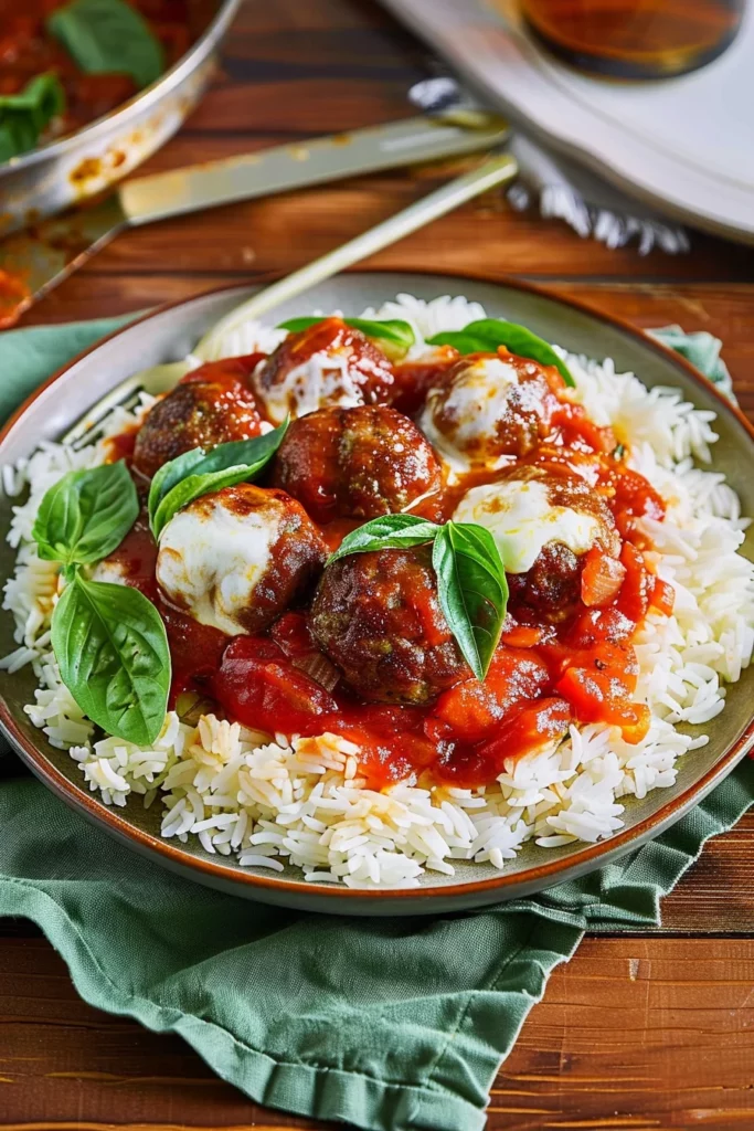 Albóndigas de Carne Con Salsa de Tomate Asado y Queso: ¡Sabor Intenso y Sorprendente!