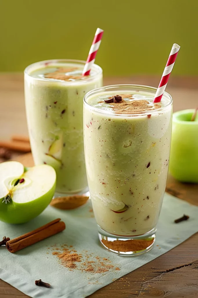 Batido de Manzana Verde y Canela: ¡Revitaliza tu día con esta explosión de sabor!