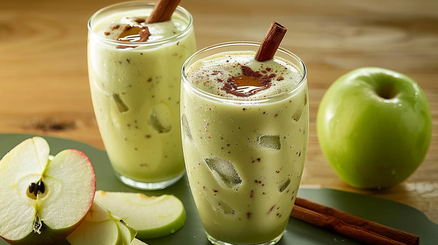 Batido de Manzana Verde y Canela
