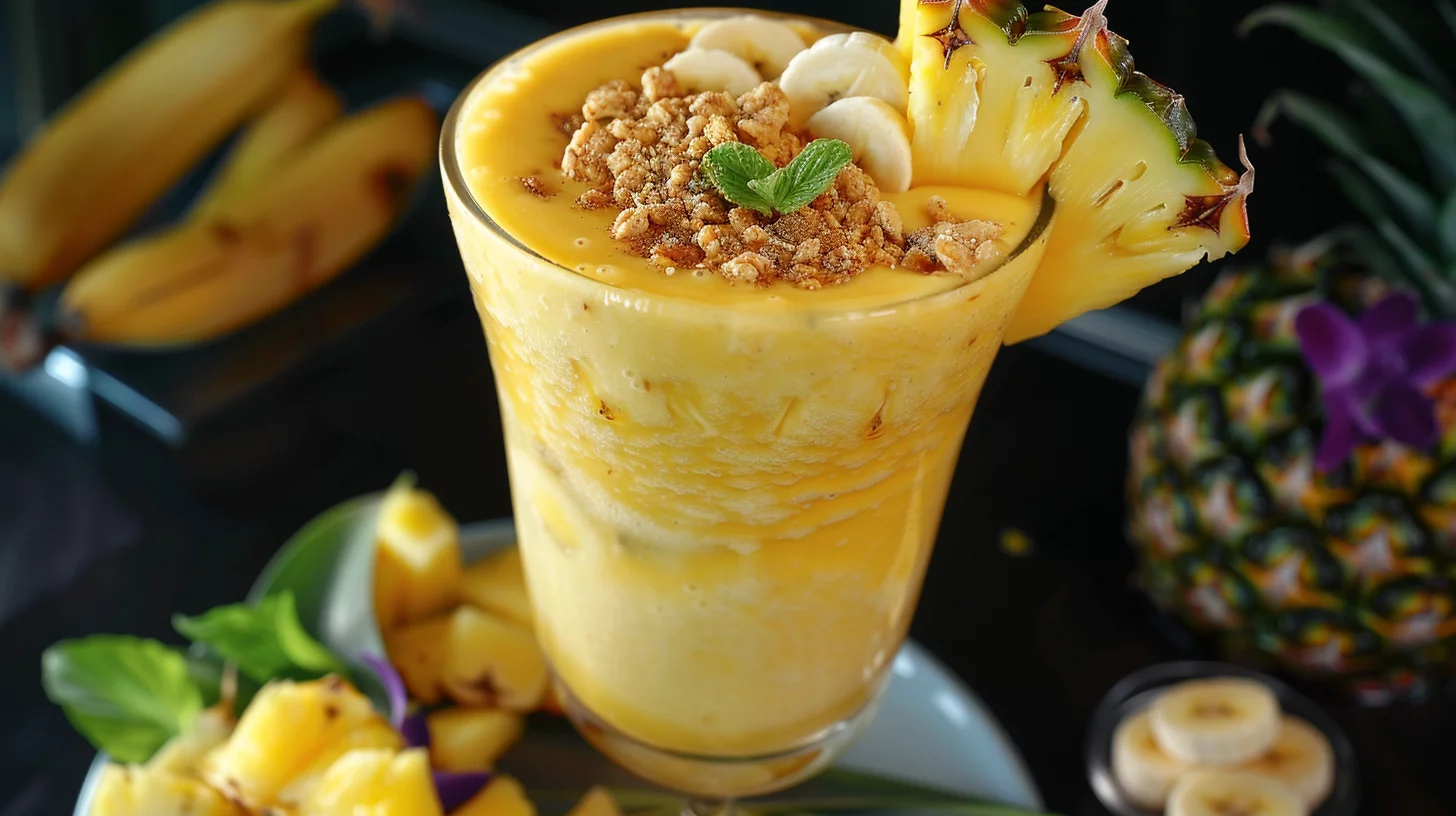 Batido de Piña y Banana