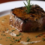 Bistec Jugoso Con Una Salsa Cremosa Increíble