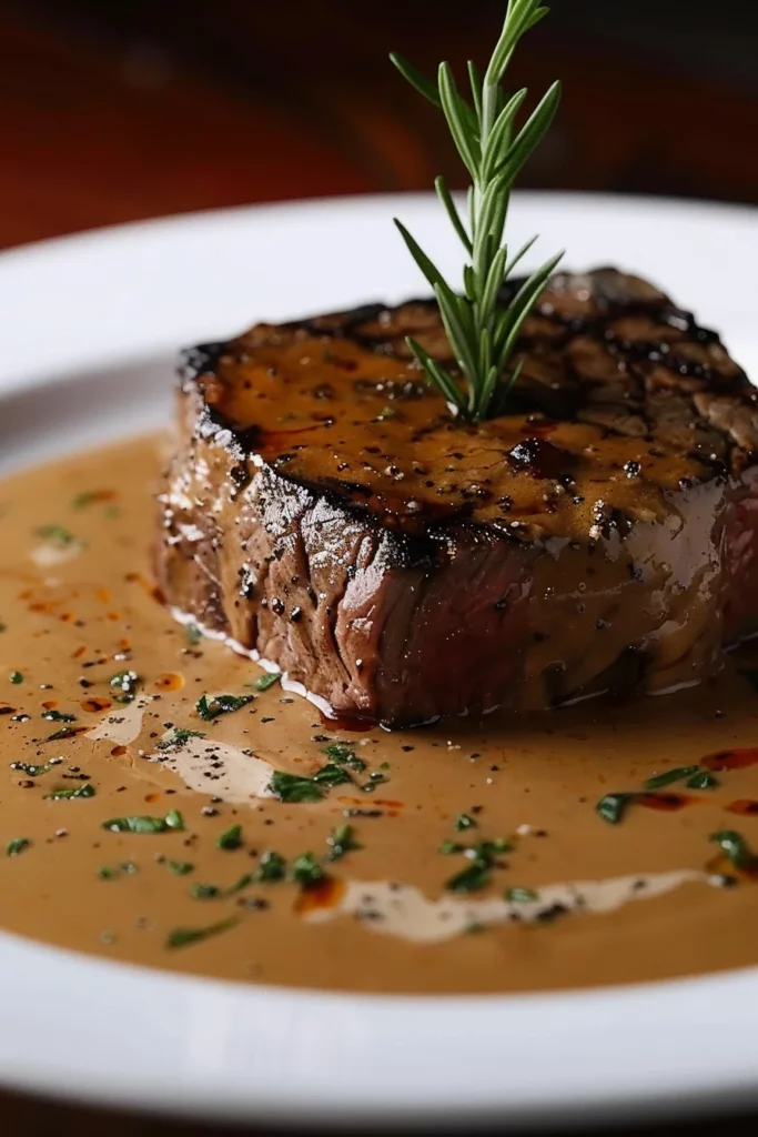 Bistec Jugoso Con Salsa Cremosa: ¡Exquisito Placer para tu Paladar!