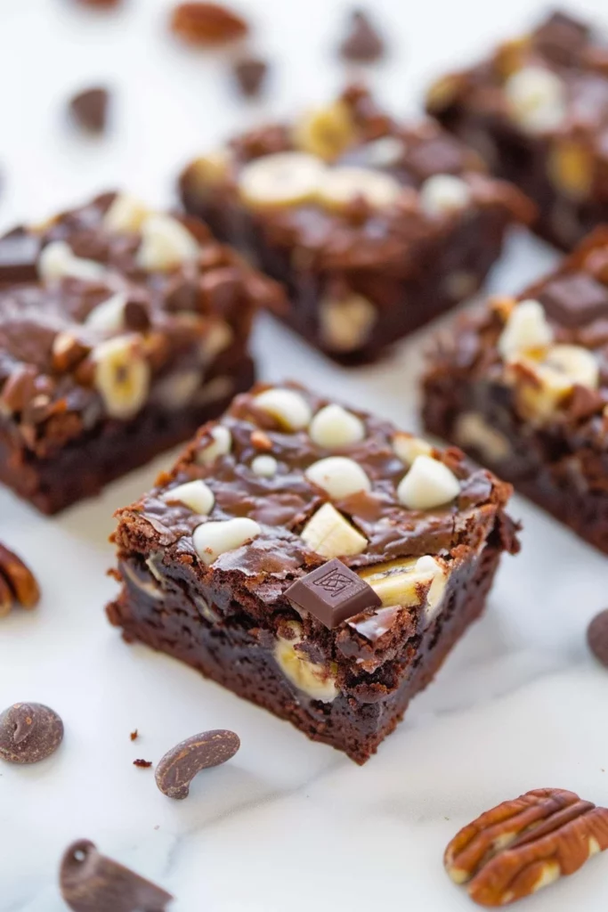 Brownies de Pan de Plátano ¡Sabor Intenso y Adictivo!