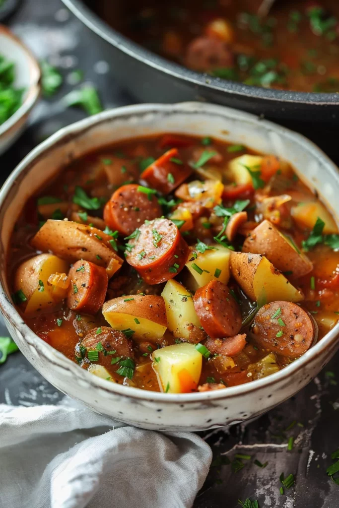 Cazuela de Papas Con Salchichas: ¡Sabor Explosivo en Cada Bocado!