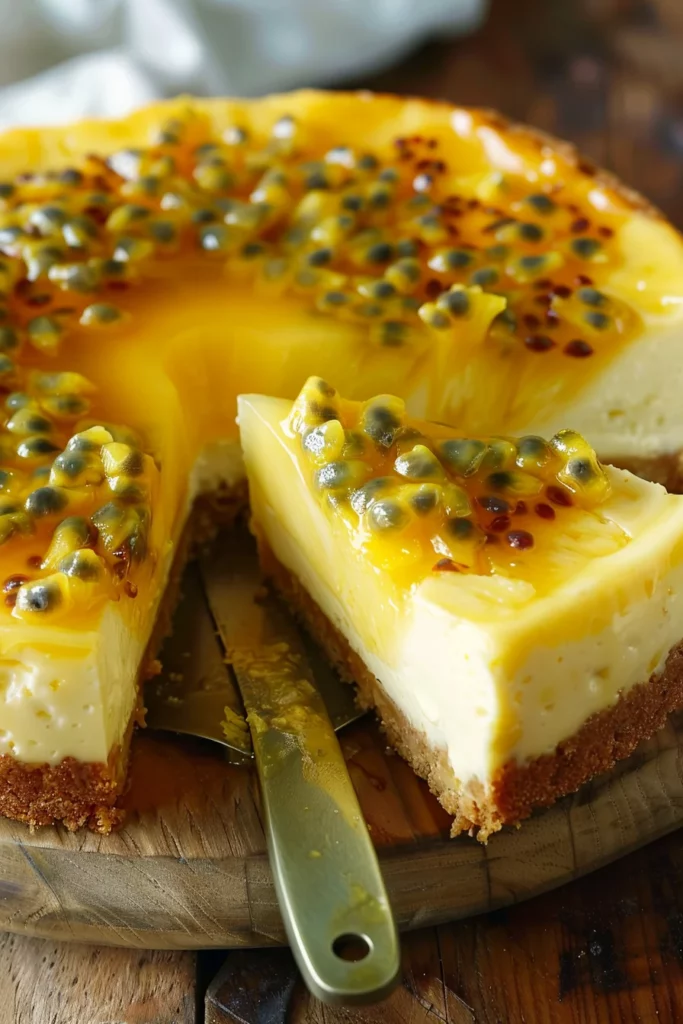 Cheesecake de Piña y Maracuyá: ¡Sabor Explosivo que te Hará Vibrar!