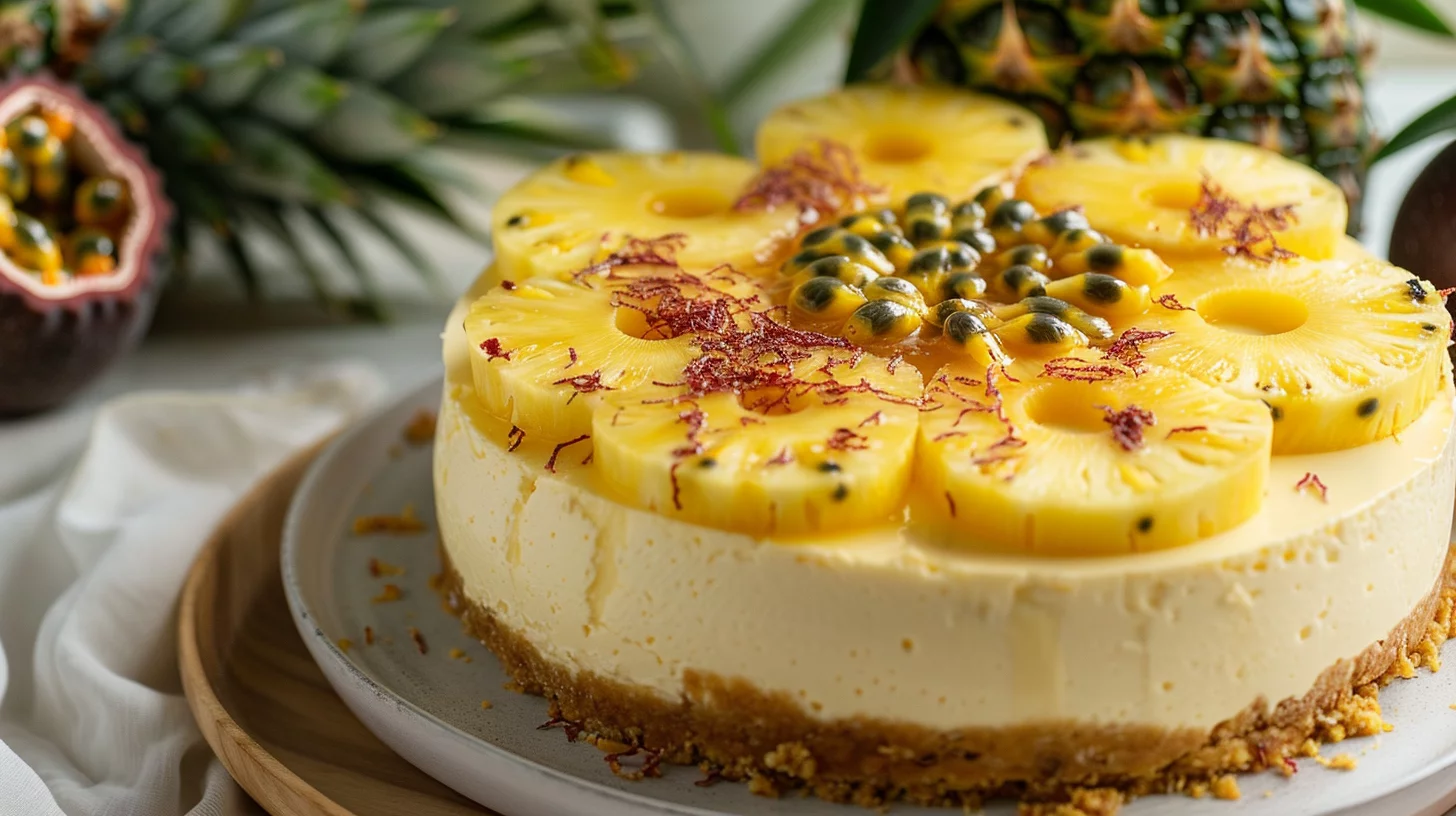 Cheesecake de Piña y Maracuyá