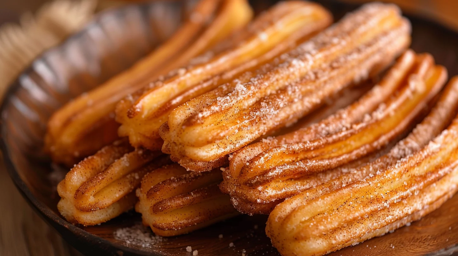 Churros Caseros en Freidora de Aire Con Canela y Azúcar