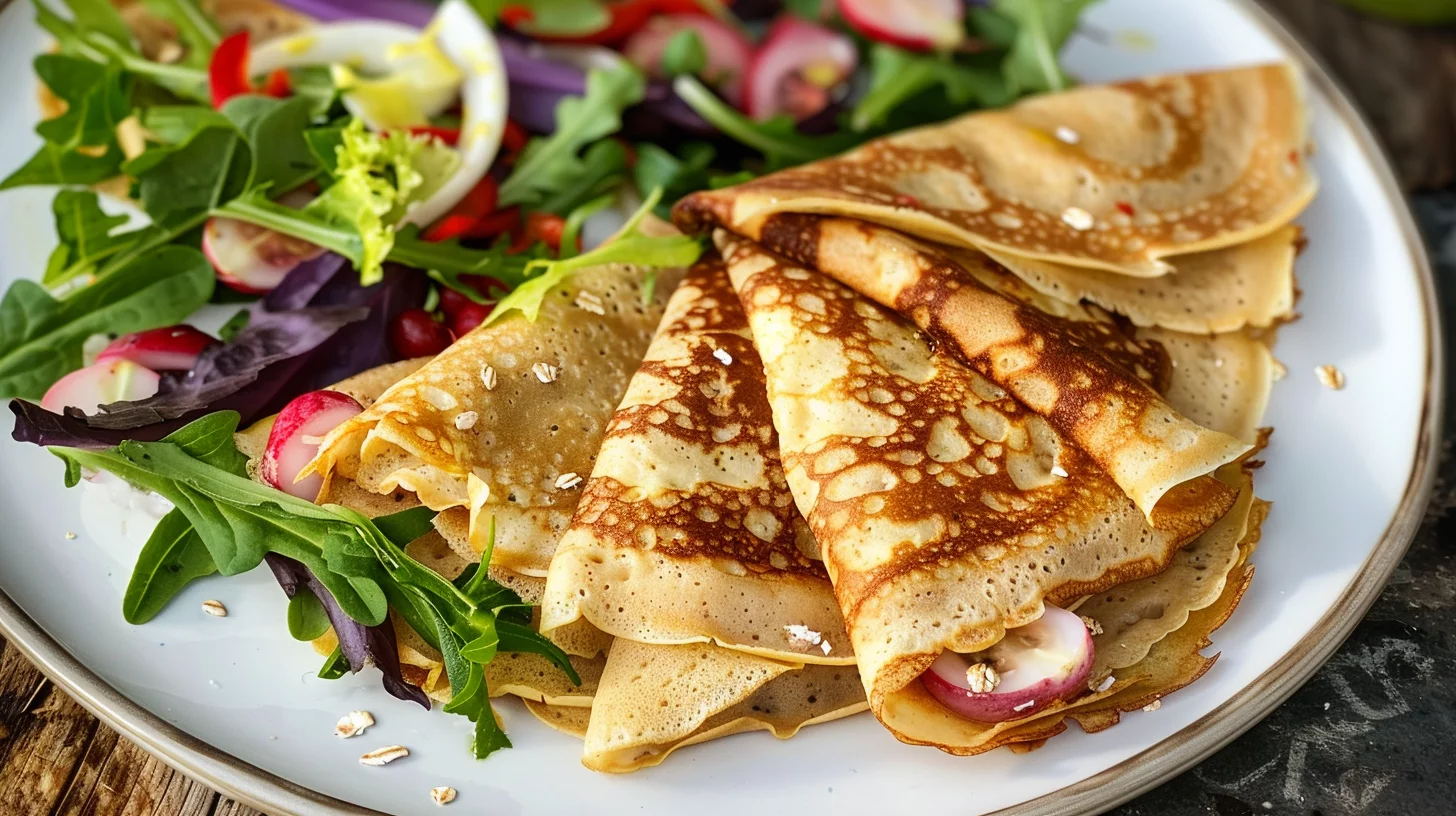 Crepas Saludables de Avena Con 3 Ingredientes