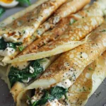 Crepes de Queso Ricotta y Espinacas Recipe