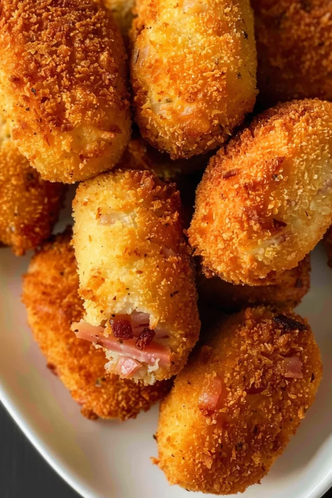 Croquetas de Jamón en Freidora de Aire: ¡Explota tu paladar con estas delicias crujientes!