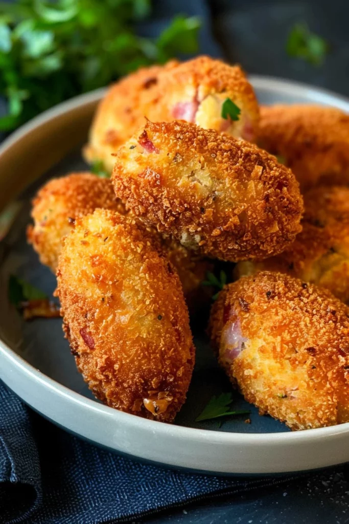 Croquetas de Jamón en Freidora de Aire: ¡Explota tu paladar con estas delicias crujientes!