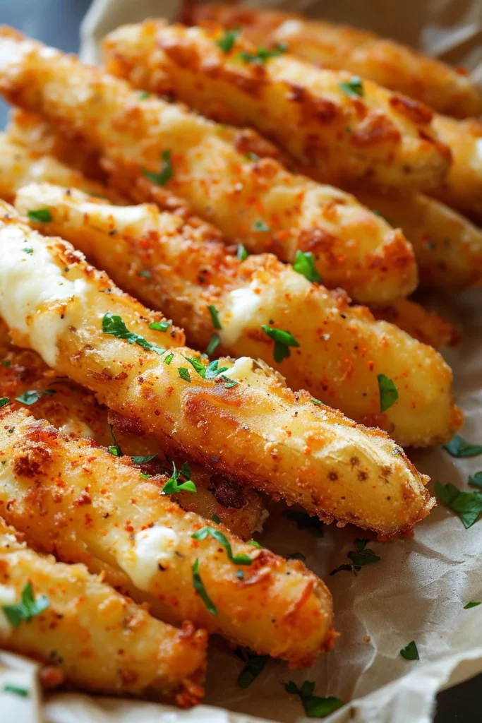 Dedos Fritos de Papa y Mozzarella: ¡Sorprende a Todos con este Increíble Bocado!