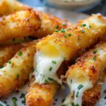 Dedos Fritos de Papa y Mozzarella