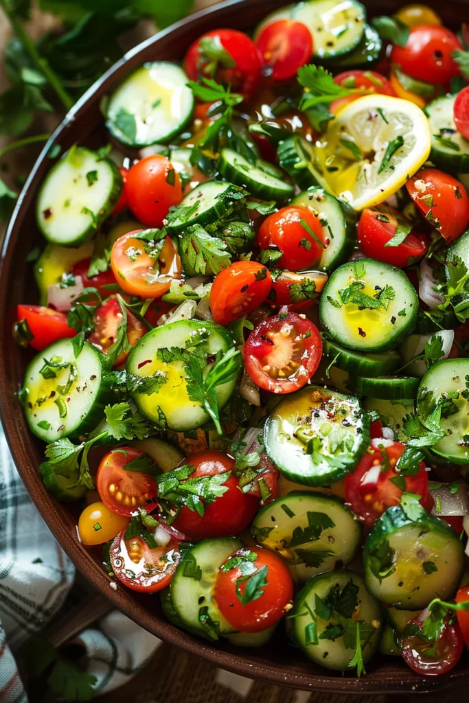 Ensalada Persa: Explosión de Sabores Mediterráneos
