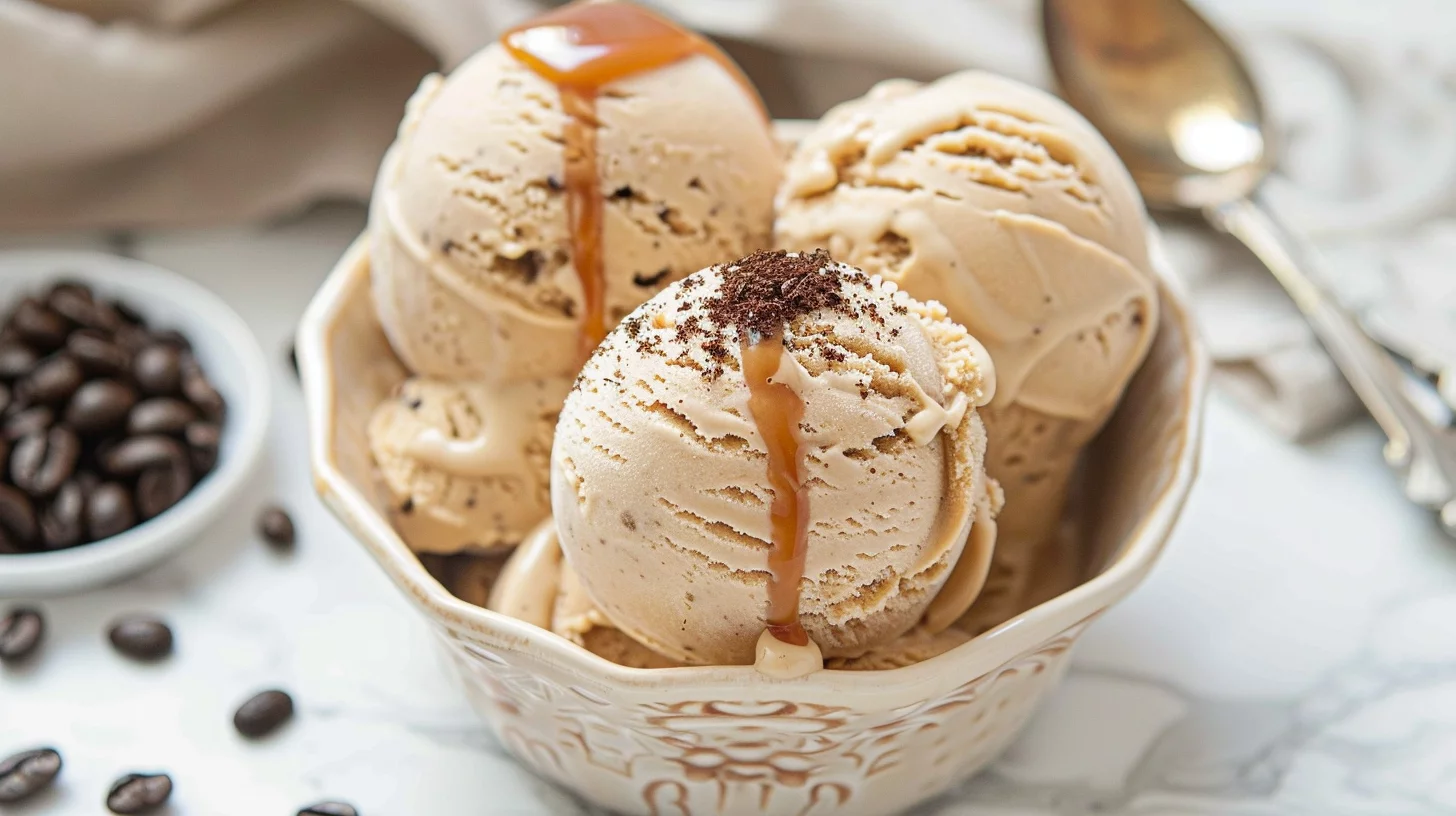 Helado Casero de Café