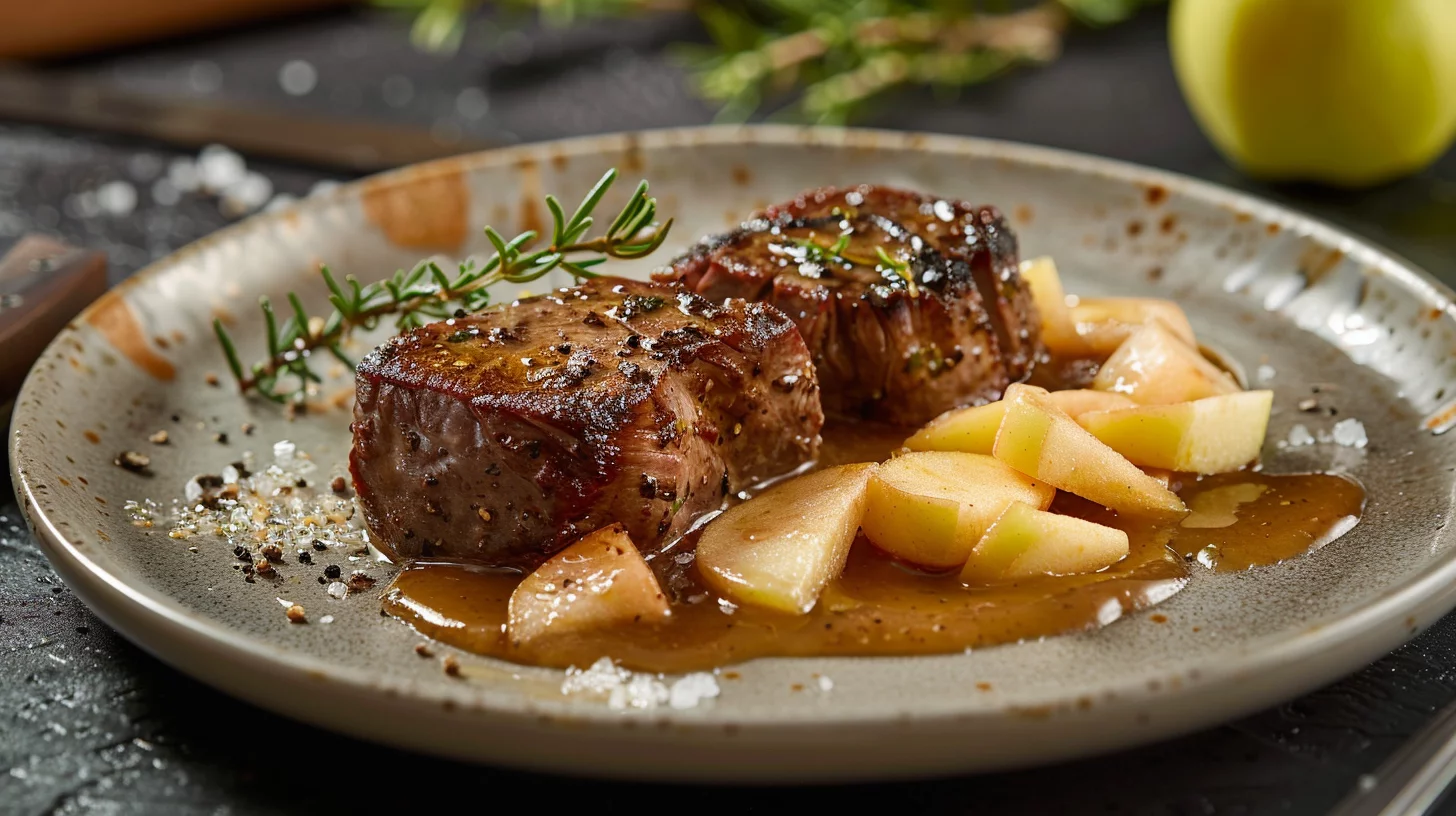 Lomo de Ternera con Salsa de Manzana