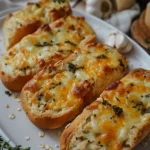 Pan de Avena Con Queso Ajo y Orégano