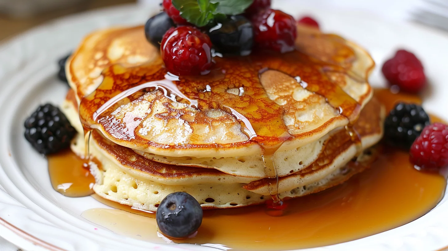 Pancakes de Queso Crema