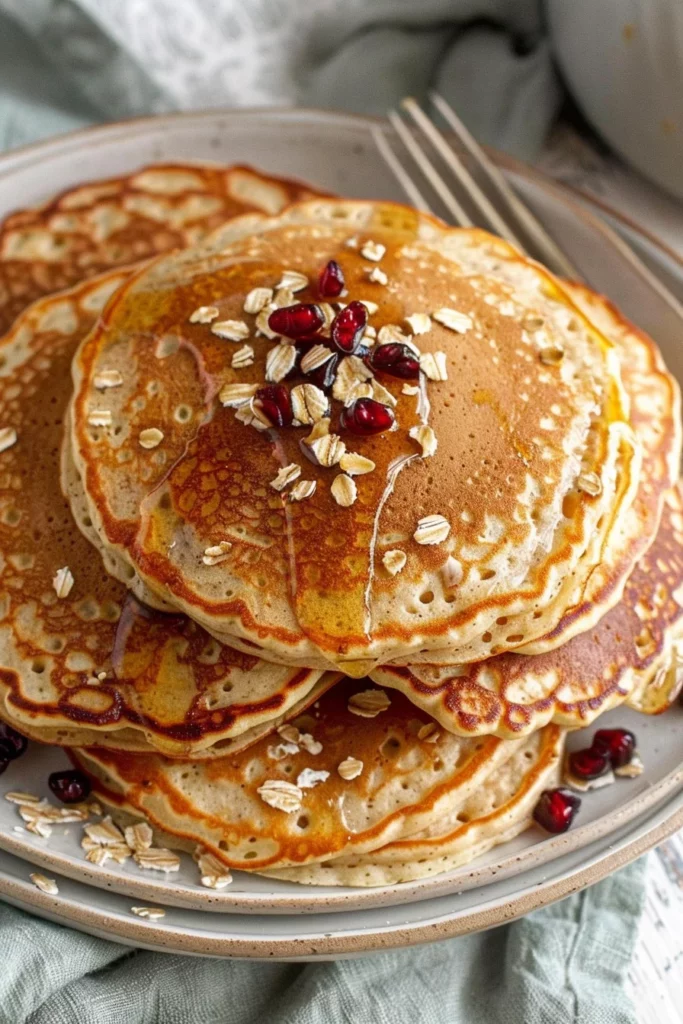 Panqueques de Avena y Yogur con Esencia de Vainilla - ¡Despierta tus sentidos con este manjar irresistible!
