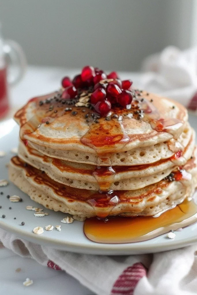 Panqueques de Avena y Yogur con Esencia de Vainilla - ¡Despierta tus sentidos con este manjar irresistible!