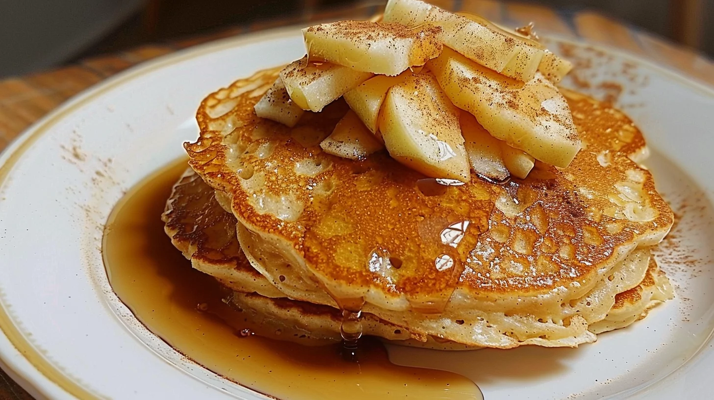 Panqueques De Manzana Sin Harina