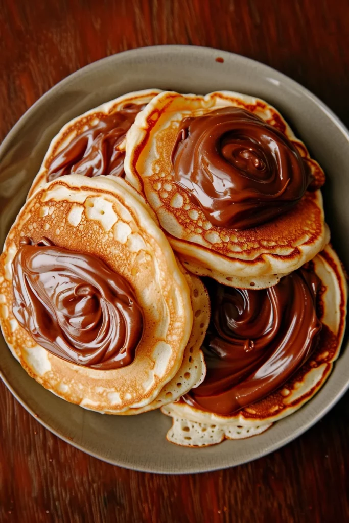 Panqueques Rellenos de Nutella: ¡Exquisito placer para tu paladar!