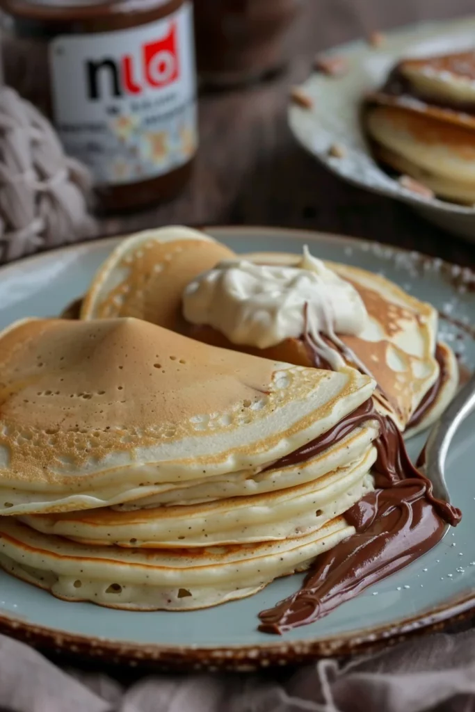 Panqueques Rellenos de Nutella: ¡Exquisito placer para tu paladar!