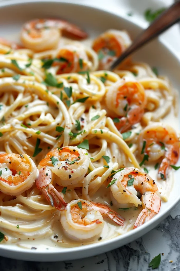 Pasta Con Camarones Al Ajillo: Exquisito Manjar Toscano