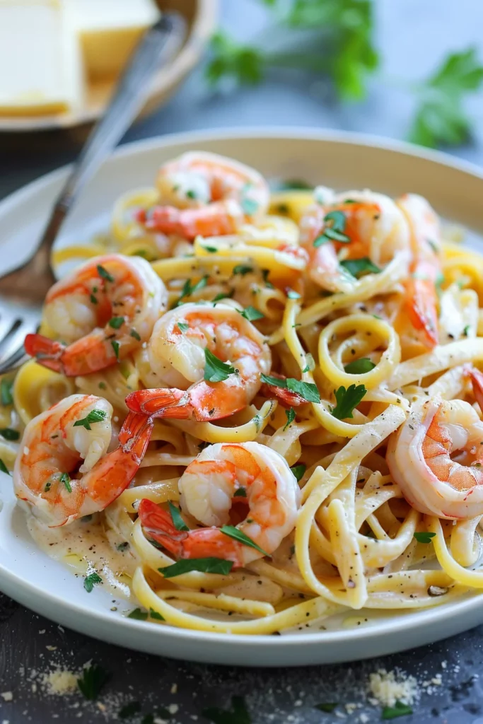 Pasta Con Camarones Al Ajillo: Exquisito Manjar Toscano
