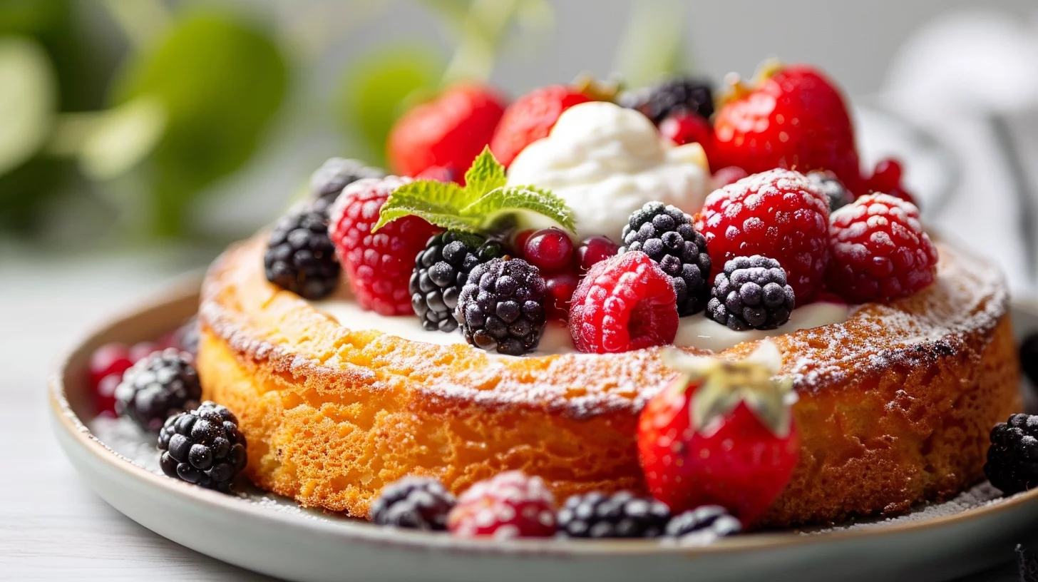 Pastel de Yogur 3 Ingredientes