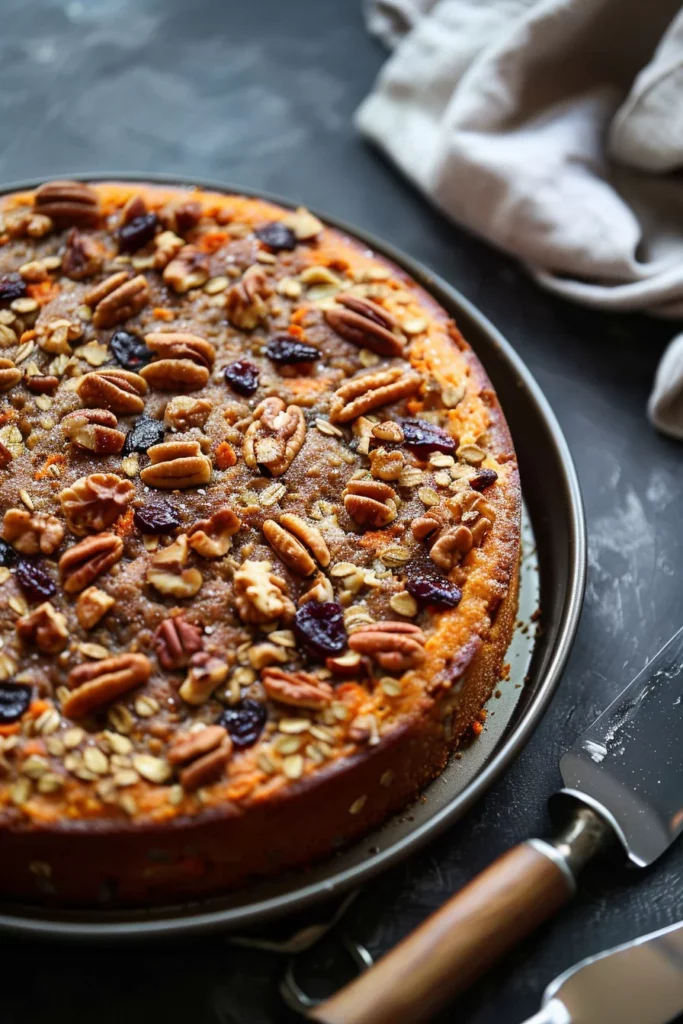 Pastel de Zanahoria y Avena Sin Harina: ¡Sabor Explosivo en Cada Bocado!