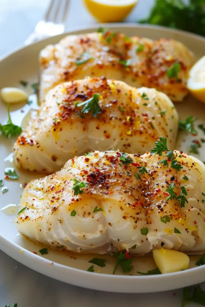 Pescado Al Horno Con Mantequilla y Ajo - Sabor Excepcional Que Te Sorprenderá