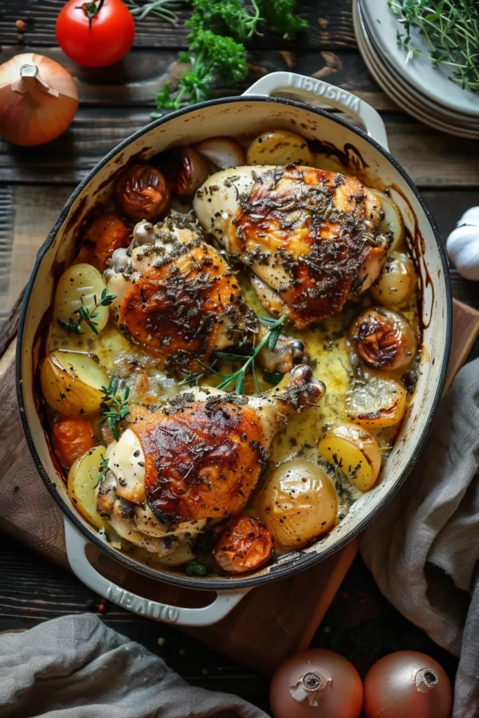 Pollo Al Horno Con Sabor Arguiñano: ¡Exquisito Manjar para Saborear!