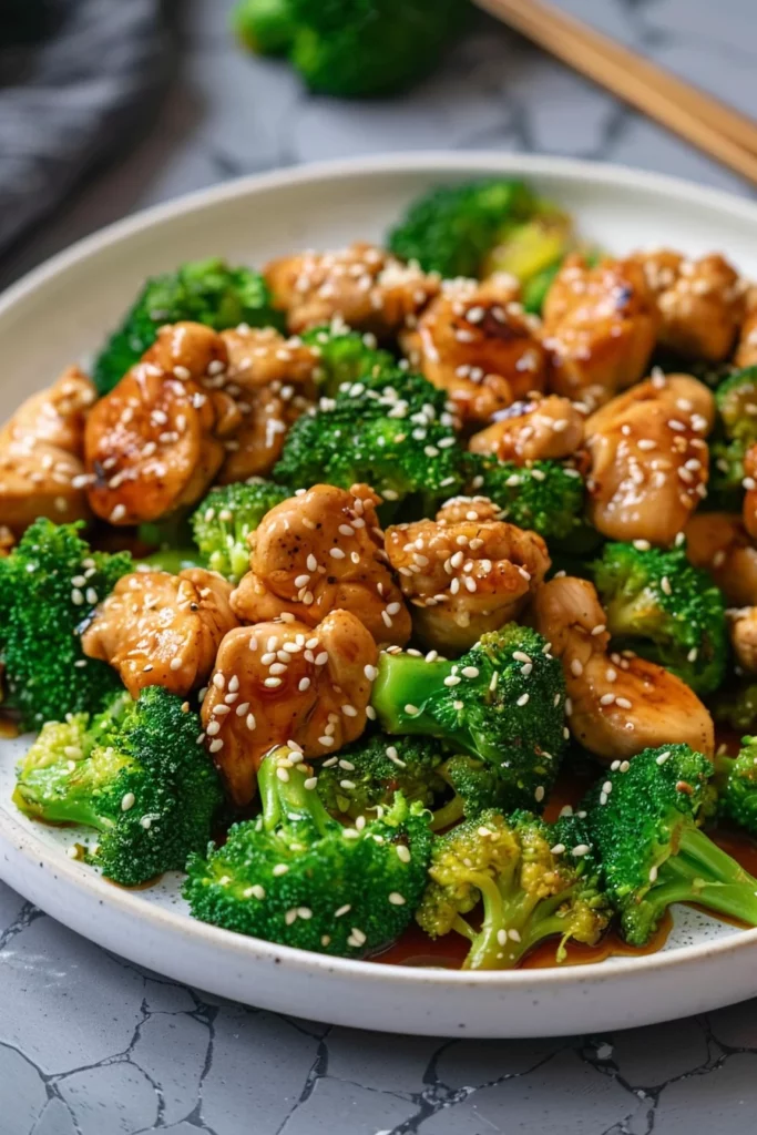 Pollo Con Brócoli: ¡Explosión de Sabores Orientales en Tu Boca!