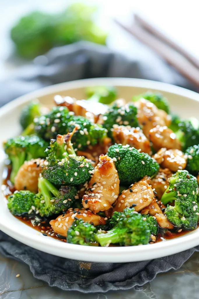 Pollo Con Brócoli: ¡Explosión de Sabores Orientales en Tu Boca!