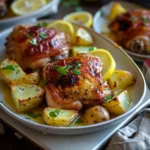Pollo Con Papas Al Horno