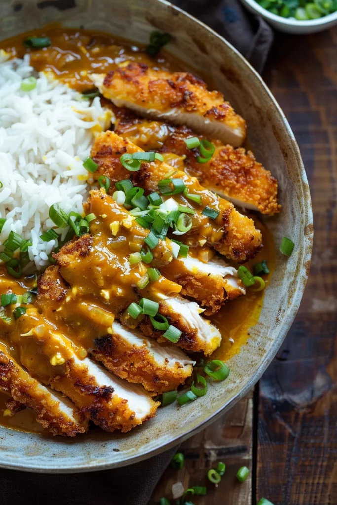 Pollo Katsu al Curry: ¡Sabor Exótico que Enamora!