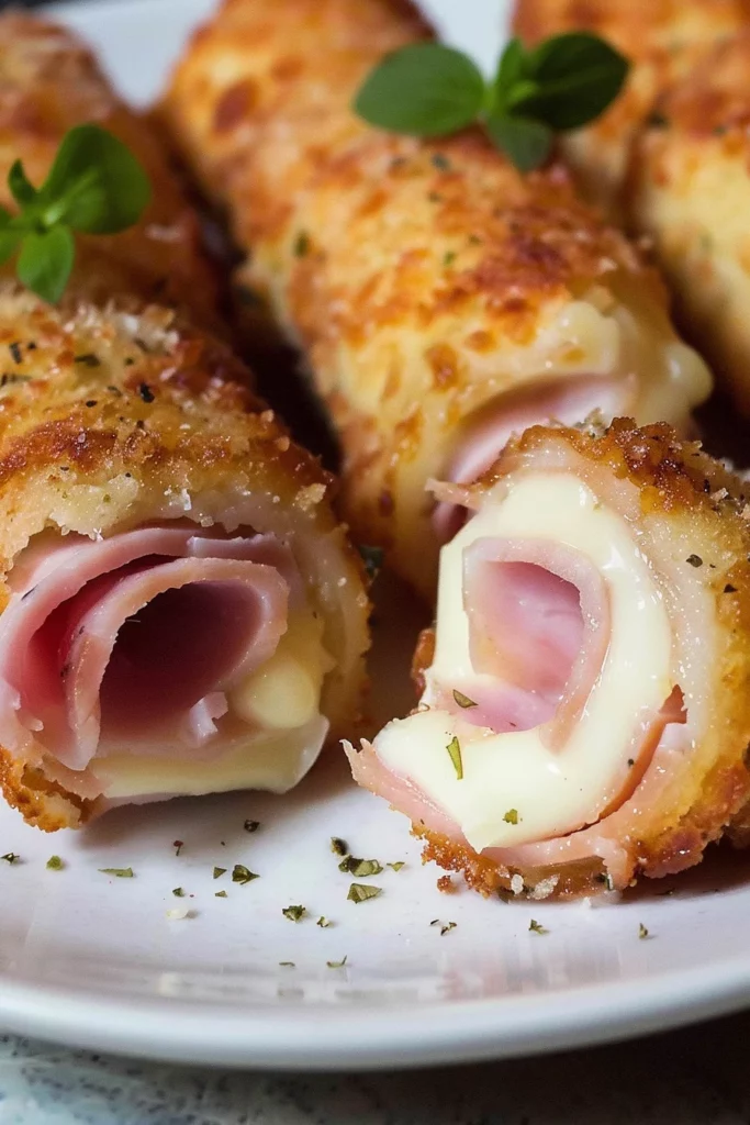Rollitos de Jamón y Queso: Exquisita Tentación Frita