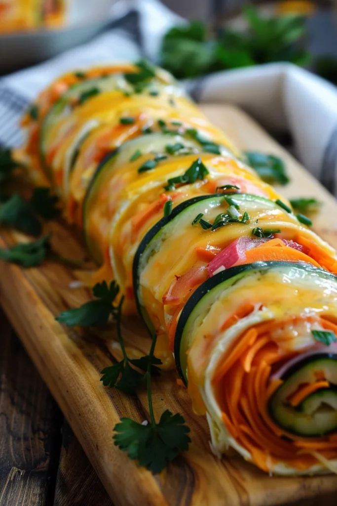 Rollo de Verdura: ¡Explota de sabor y nutrición en cada bocado!