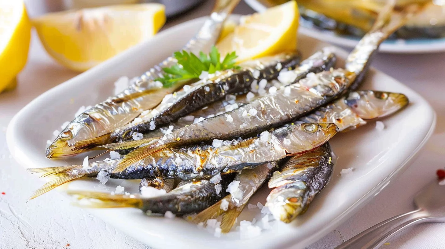 Sardinas Crujientes en Freidora de Aire Sin Aceite